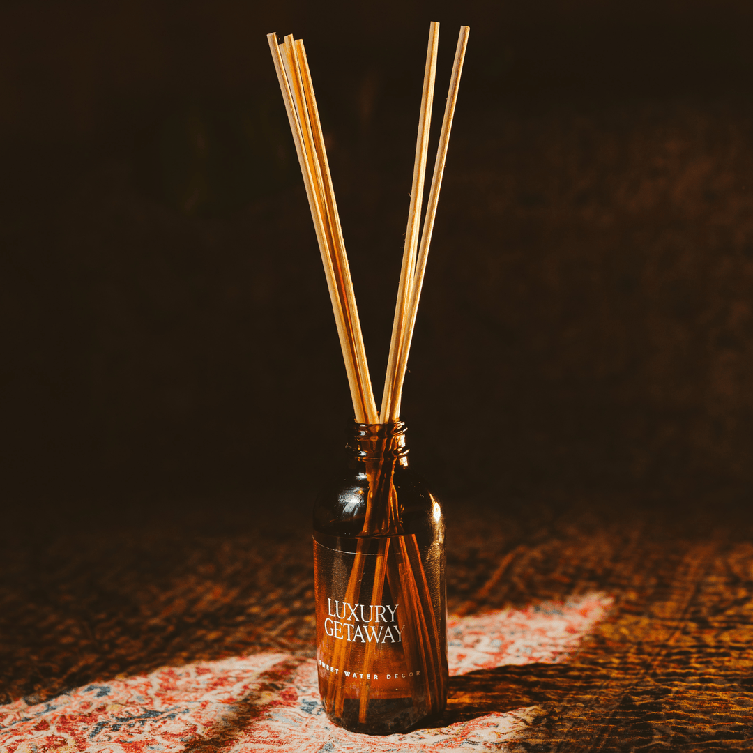 Luxury Getaway Amber Reed Diffuser by Sweet Water Decor