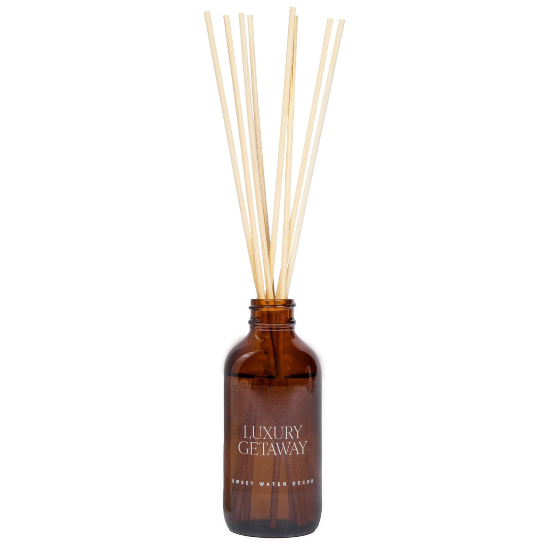 Luxury Getaway Amber Reed Diffuser by Sweet Water Decor