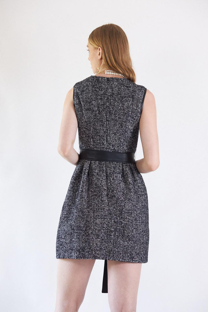 Ebony Mini Tweed Dress by Le Réussi®