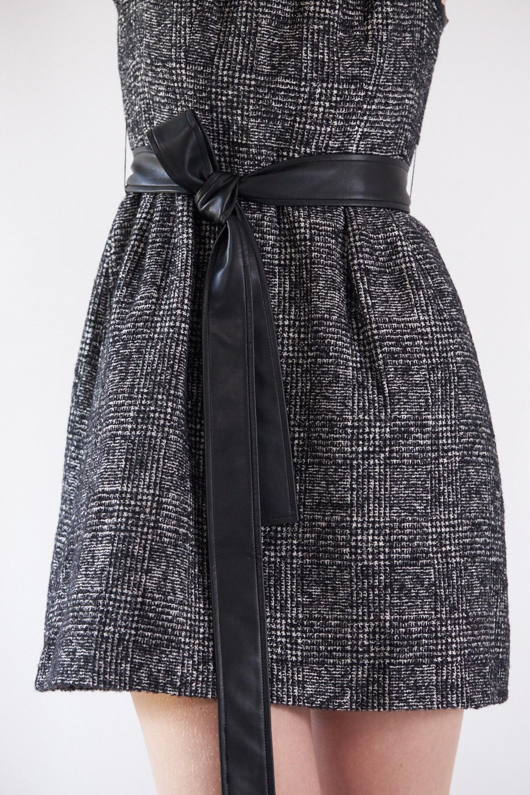 Ebony Mini Tweed Dress by Le Réussi®