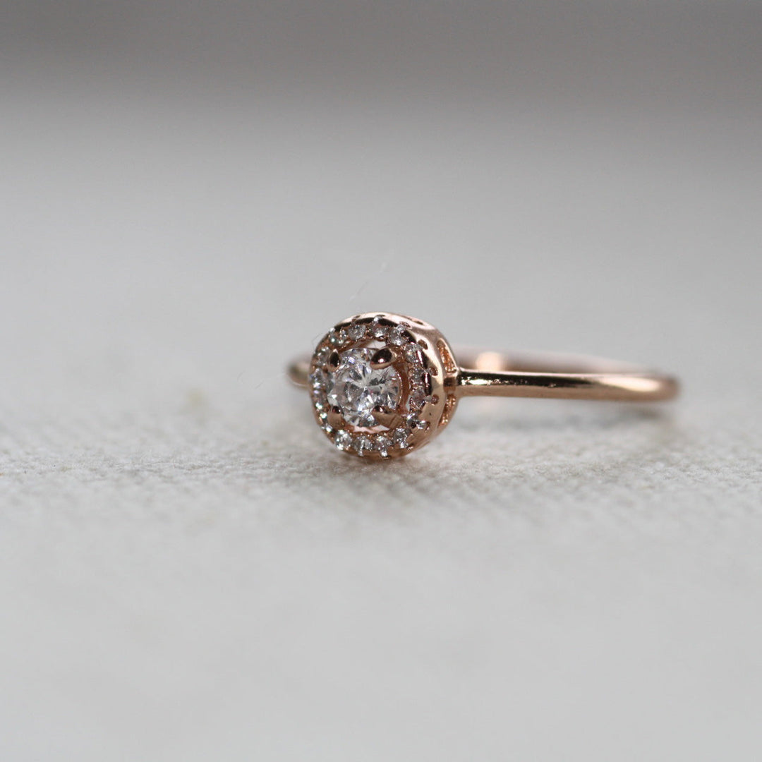 Halo Diamond Engagement Ring by VicStonenNYC Fine Jewelry