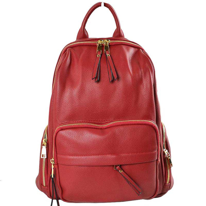 Elegant Soft PU Leather Backpack