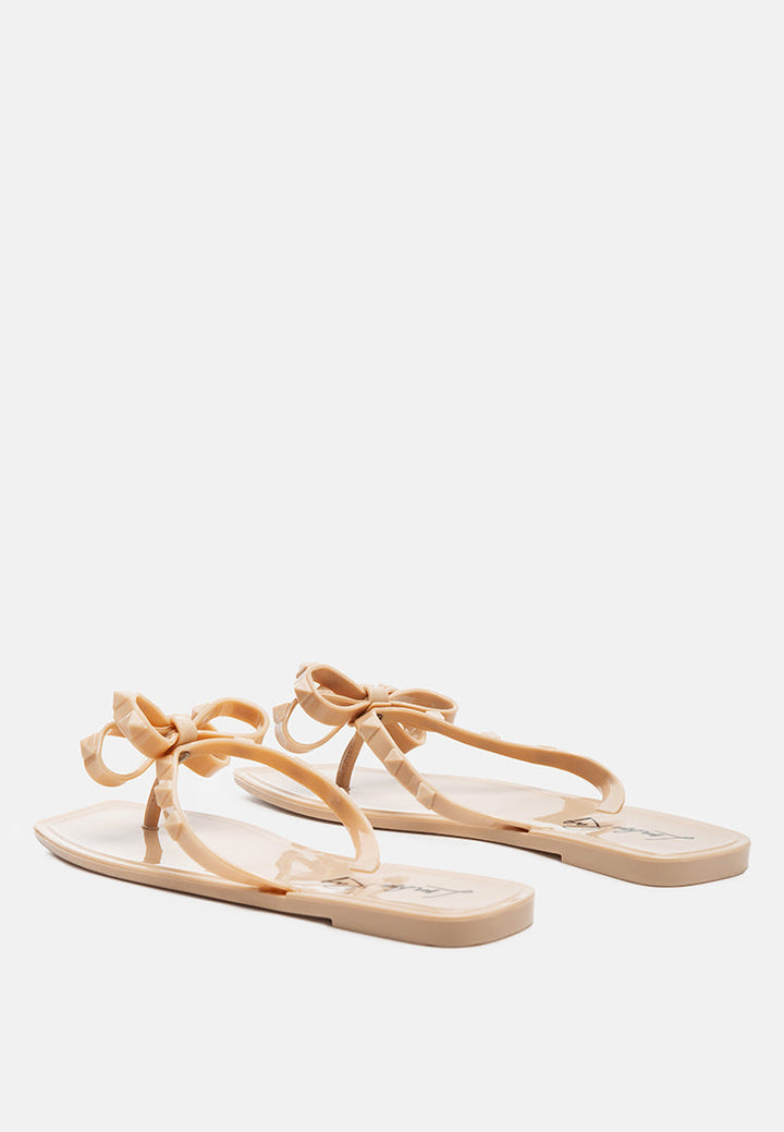 retta bow thong flats by London Rag