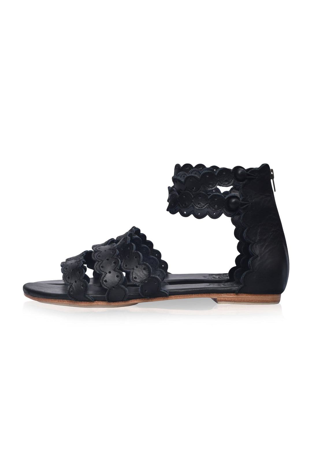 Rimini Boho Leather Sandals by ELF