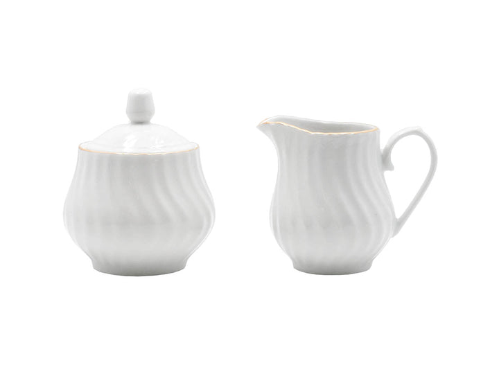 Limited Edition: Vintage Bloom Sugar & Creamer Set by Tuxton Home