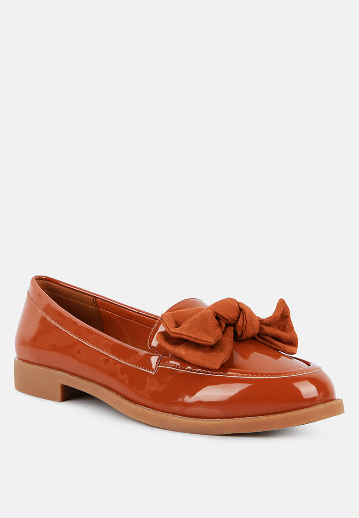 Bowberry Bow-Tie Patent Loafers by London Rag