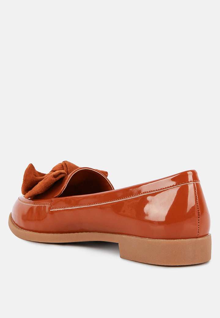 Bowberry Bow-Tie Patent Loafers by London Rag