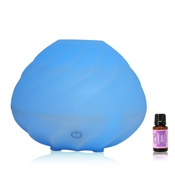 Swirl Aromatherapy Essential Oil Diffuser with Lavender Pure Essential Oil by ZAQ Skin & Body