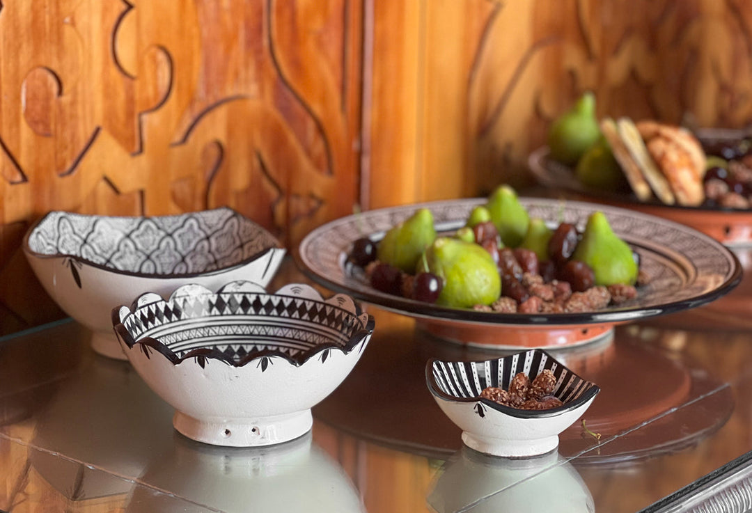 Moroccan Ceramic Nesting Bowls by Verve Culture