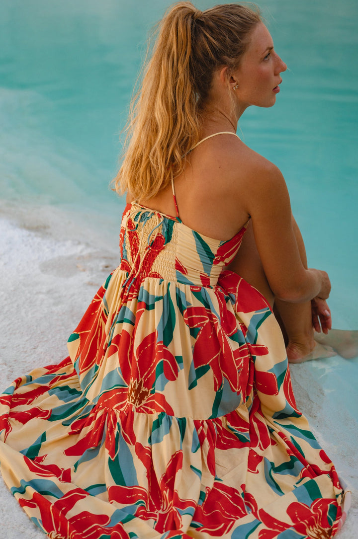 Sea Dreamer Strappy Midi Dress by Bali ELF