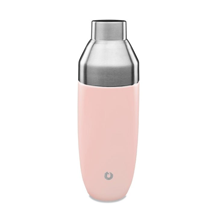 Stainless Steel Cocktail Shaker, Soft Pink by Snowfox