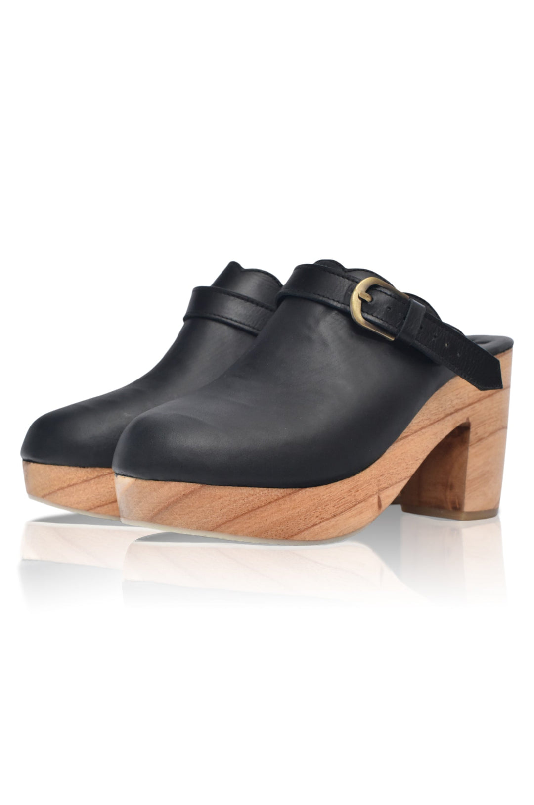 Sierra Convertible Leather Clogs by ELF