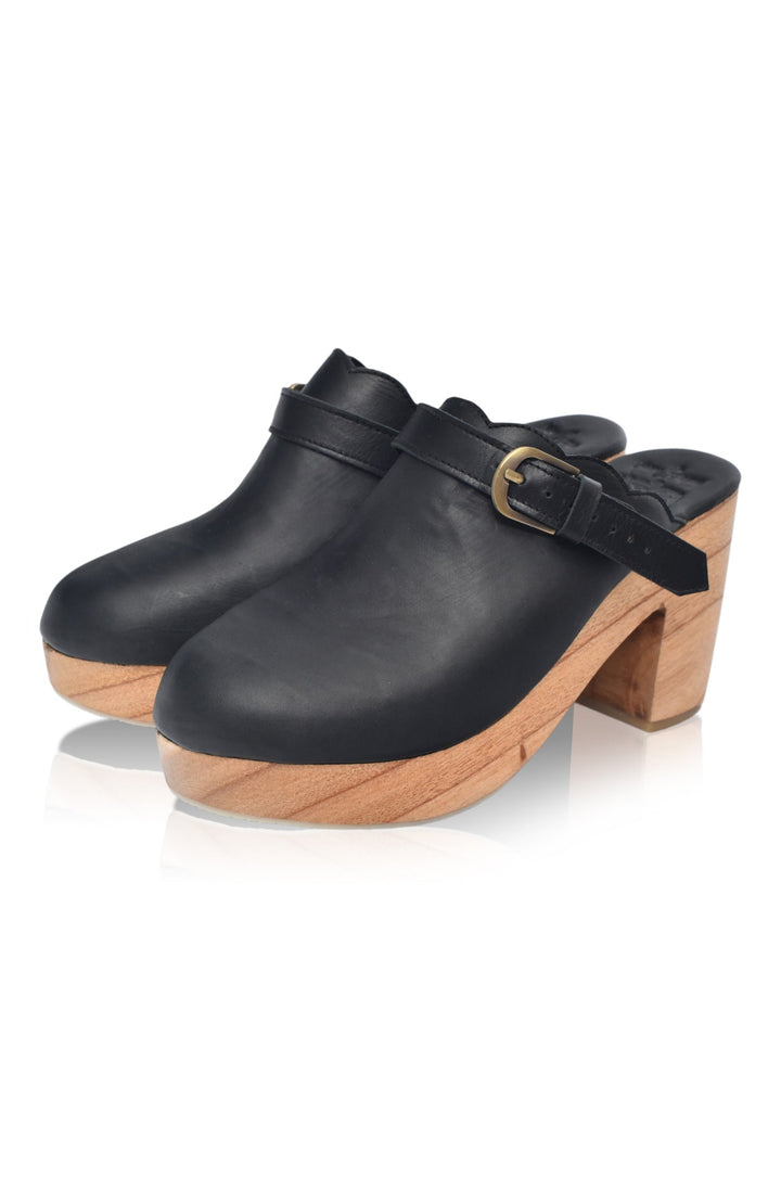 Sierra Convertible Leather Clogs by ELF