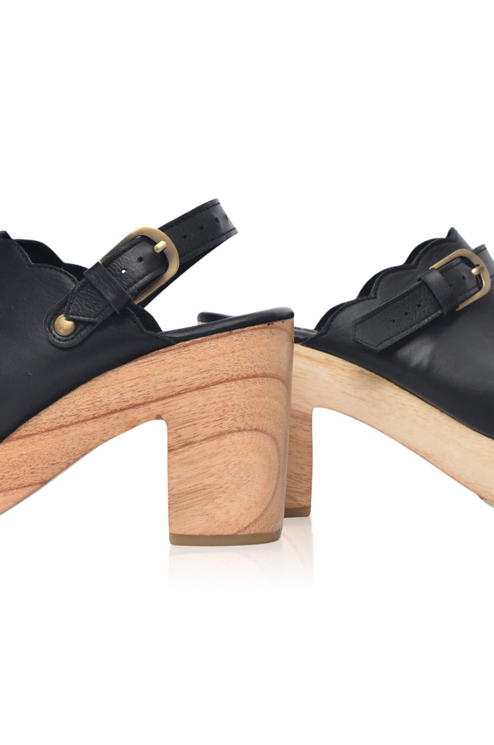 Sierra Convertible Leather Clogs by ELF