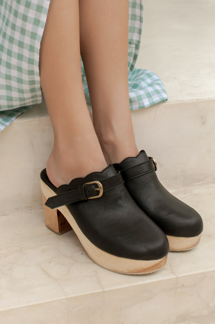 Sierra Convertible Leather Clogs by ELF