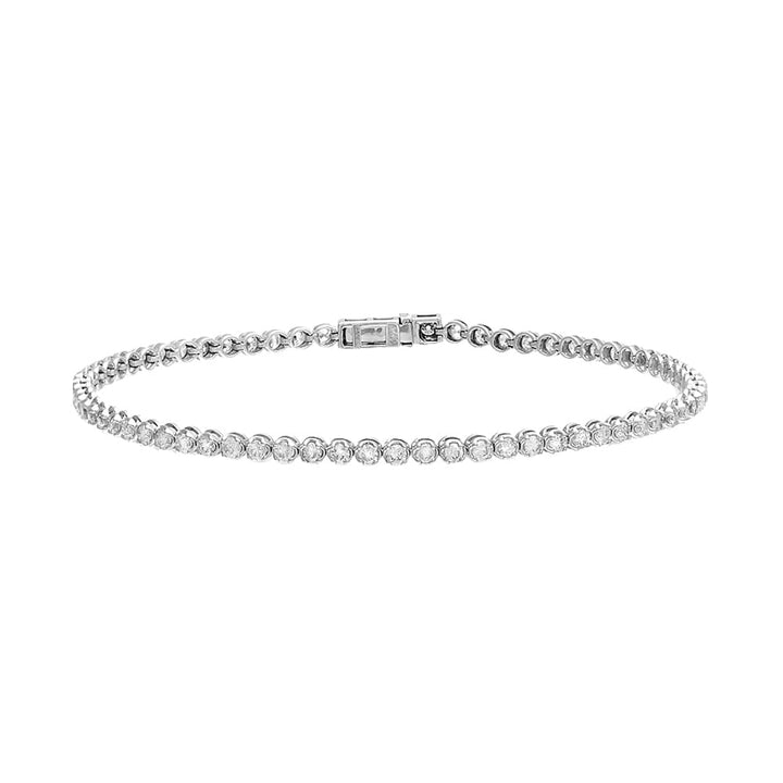 2 Carat Diamond Tennis Bracelet 14K by By Adina Eden