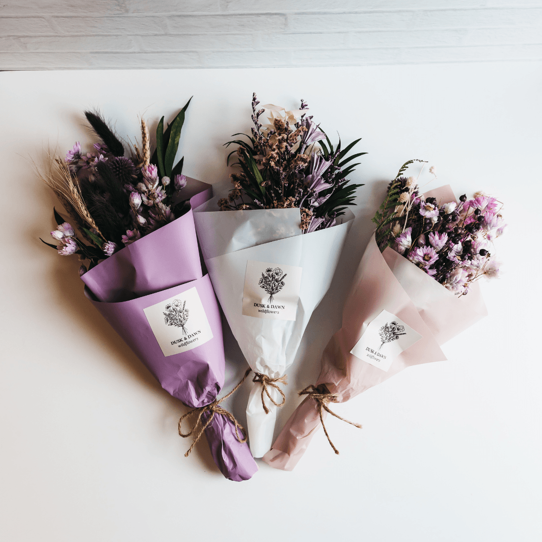 Victoria Dried Flower Mini Bouquet by Giften Market