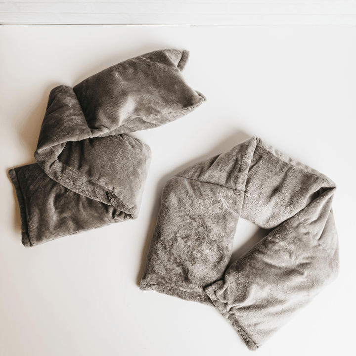 Cozy Fleece Neck Wrap - Gray by Giften Market