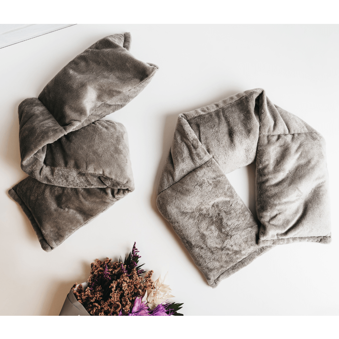 Cozy Fleece Neck Wrap - Gray by Giften Market