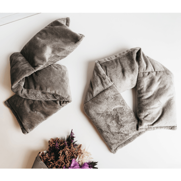 Cozy Fleece Neck Wrap - Gray by Giften Market