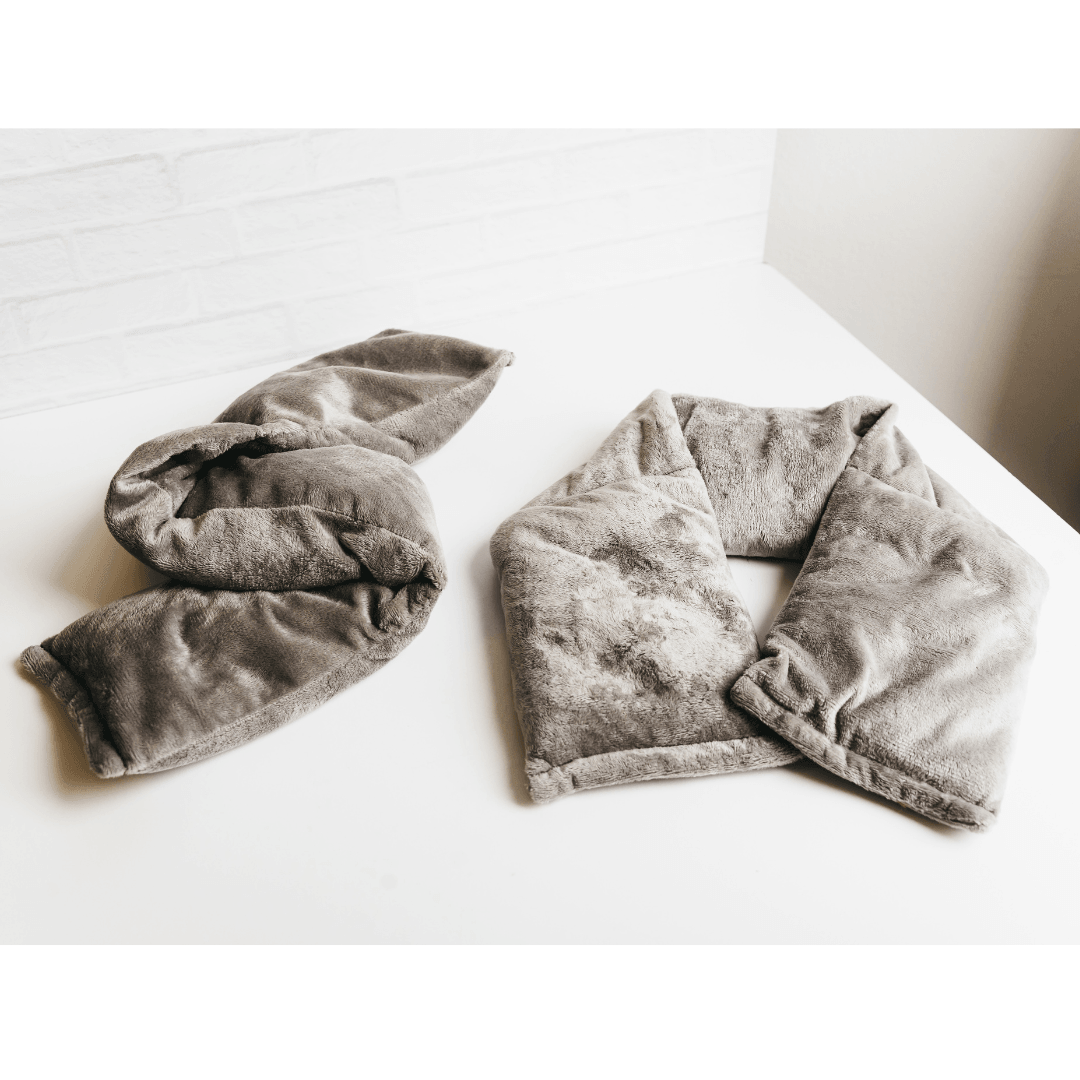 Cozy Fleece Neck Wrap - Gray by Giften Market