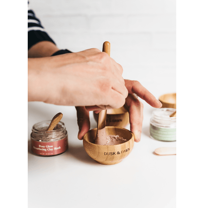 Bamboo Mixing Bowl & Spoon Set by Giften Market