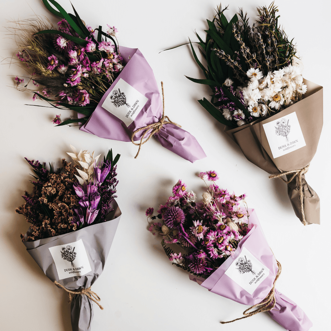 Victoria Dried Flower Mini Bouquet by Giften Market