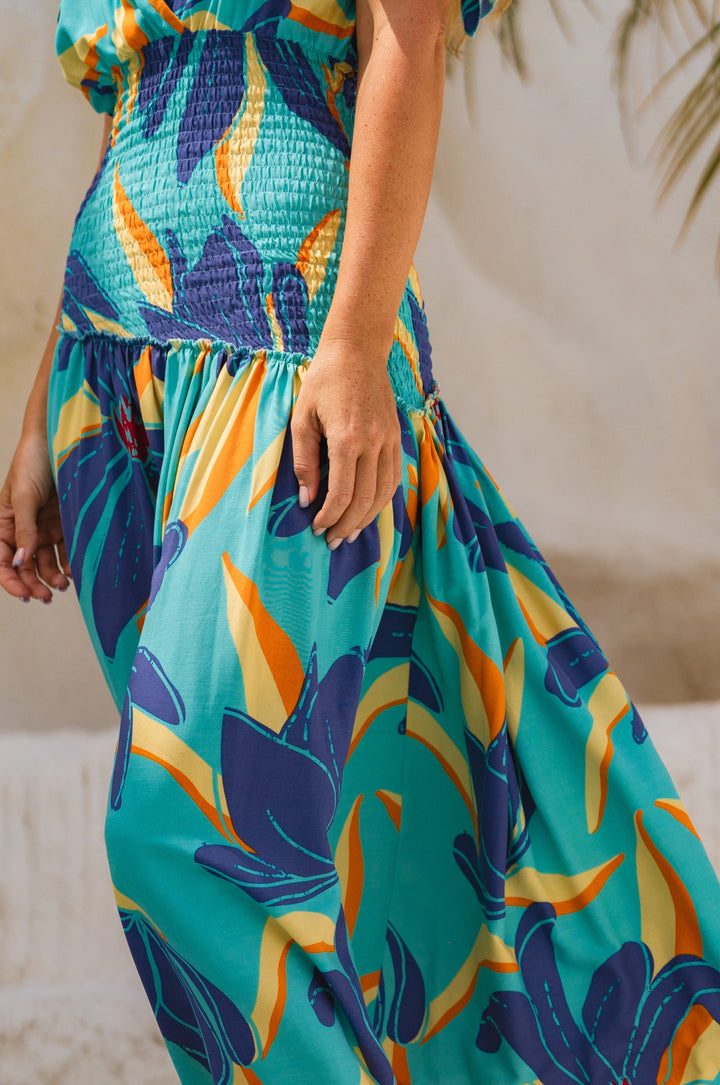 Sunshine Bohemian Midi Dress by Bali ELF