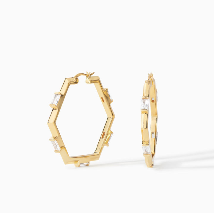 The Claire Hoop Earrings - Medium by Ora Ana