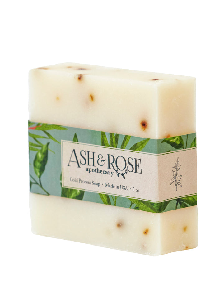 Tea Tree Mint Soap Scrub Bar by Ash & Rose