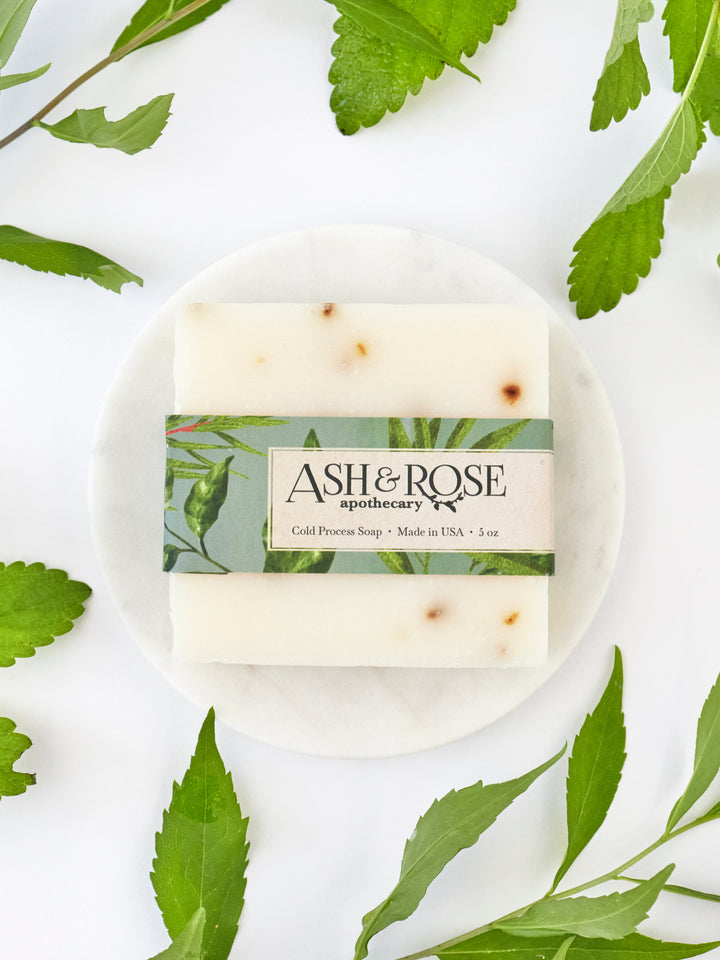 Tea Tree Mint Soap Scrub Bar by Ash & Rose