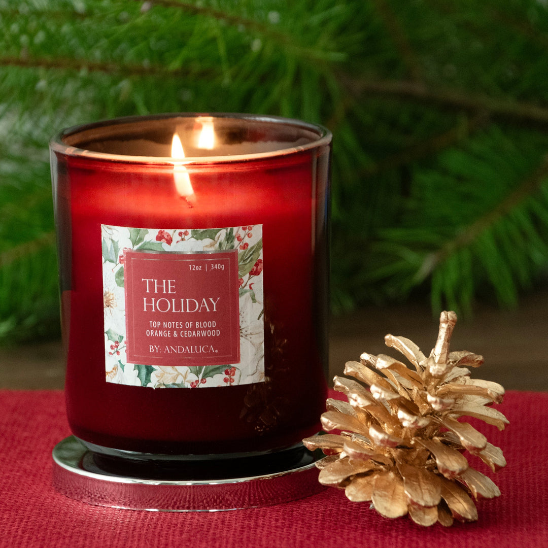 The Holiday 12oz  Candle by Andaluca Home