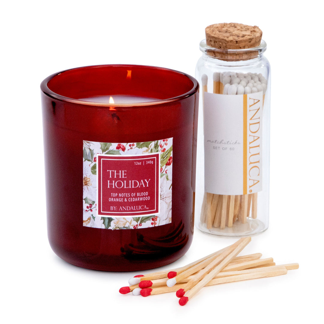 The Holiday 12oz  Candle by Andaluca Home