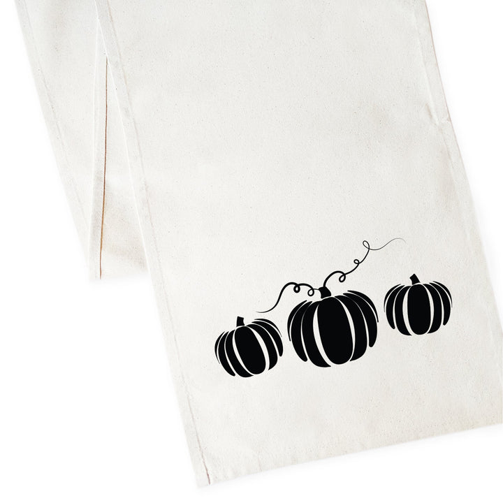 Pumpkin Cotton Canvas Table Runner by The Cotton & Canvas Co.