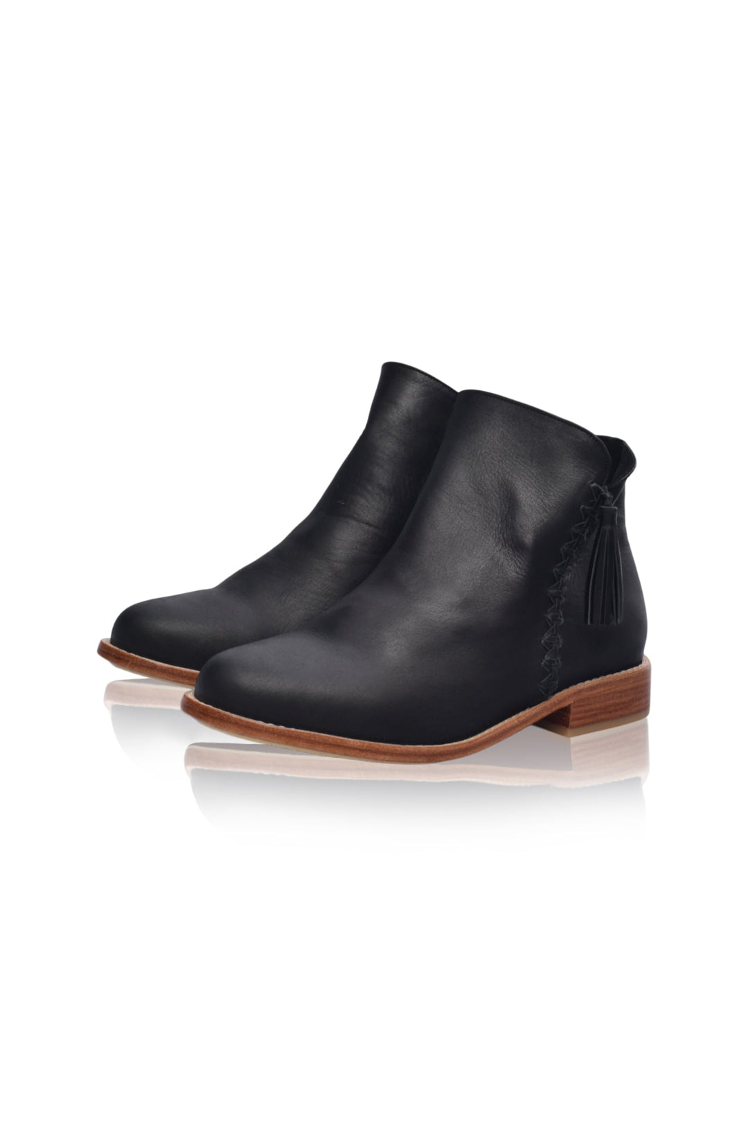 Treasure Leather Ankle Boots by ELF