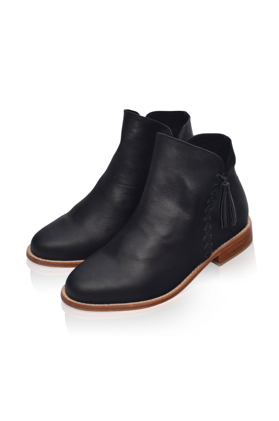 Treasure Leather Ankle Boots by ELF