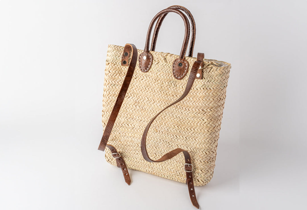 Moroccan Shopping Basket Backpack by Verve Culture