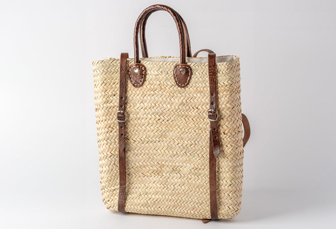 Moroccan Shopping Basket Backpack by Verve Culture