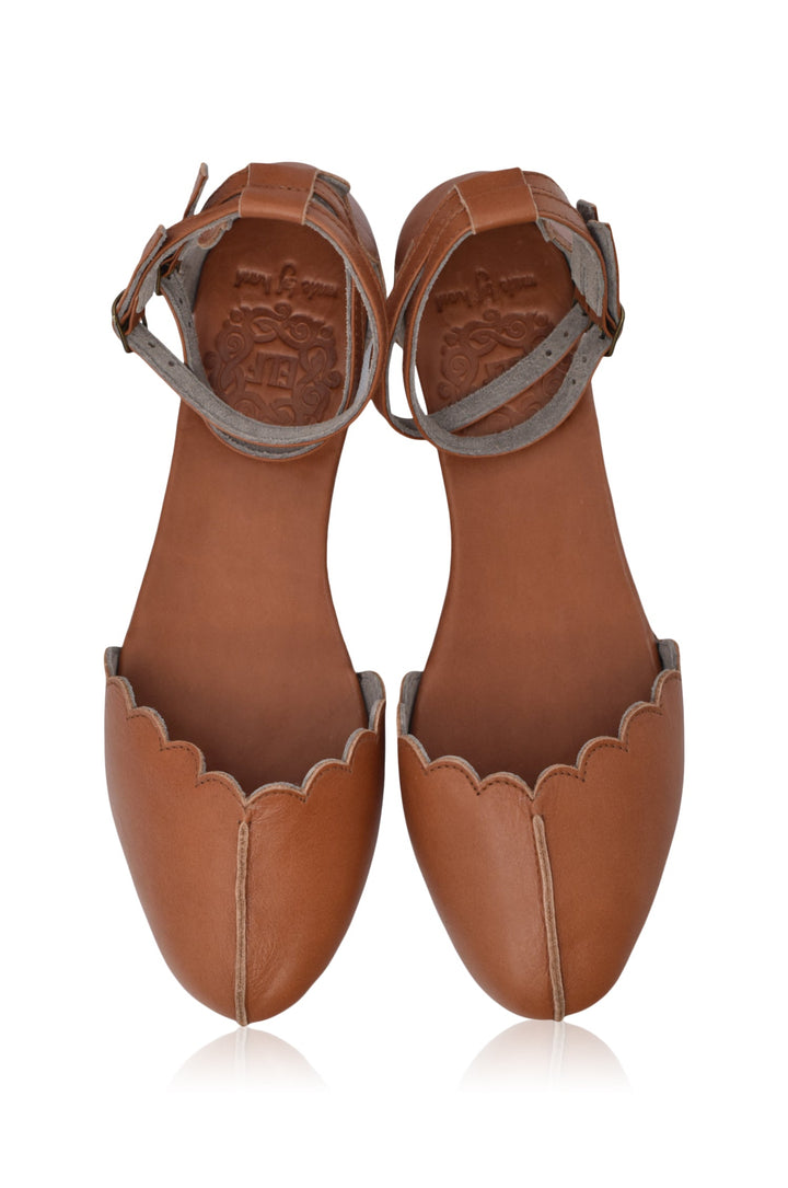 Venus Leather Flats by ELF