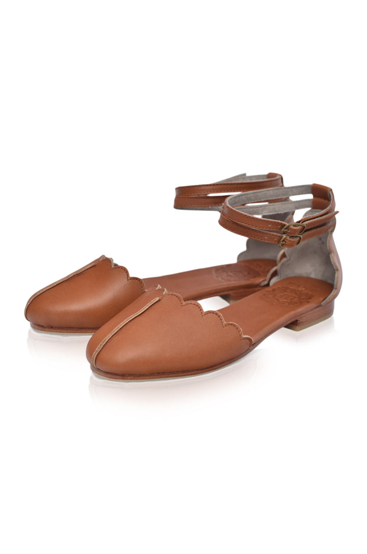 Venus Leather Flats by ELF