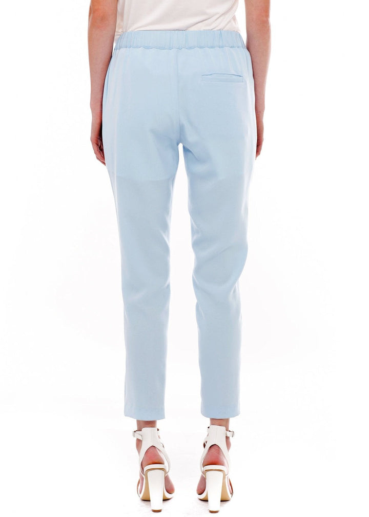 Women's Front Slit Trouser In Sky Blue by Shop at Konus