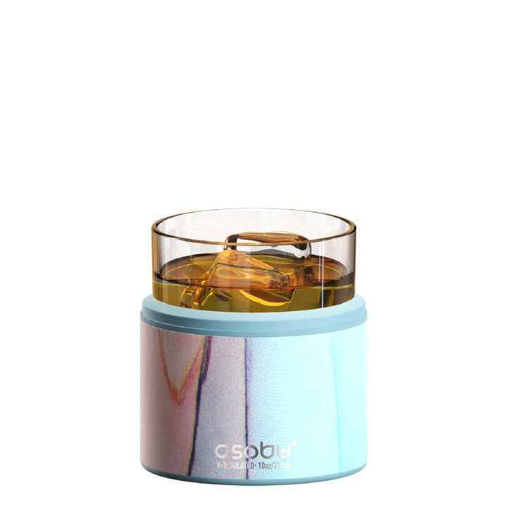 Aqua Marble Whiskey Insulated Sleeve by ASOBU®