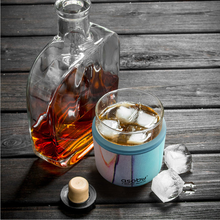 Aqua Marble Whiskey Insulated Sleeve by ASOBU®