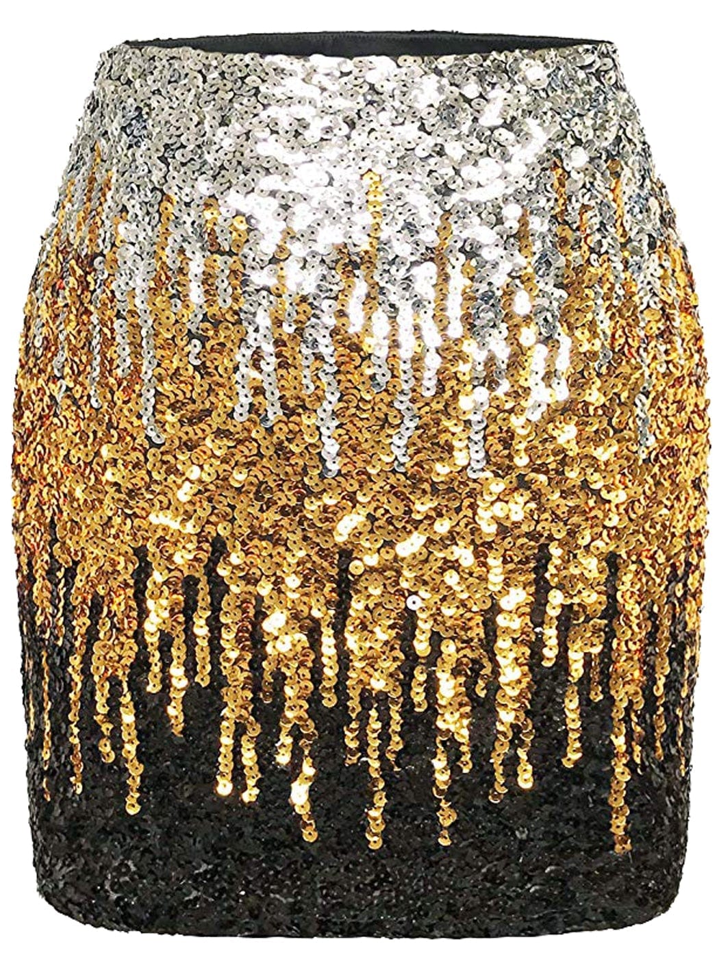 Sequin Stretchy Party Mini Skirt