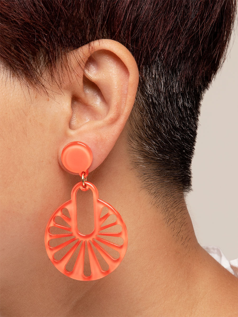 Fannie Cutout Drop Earring by ZENZII