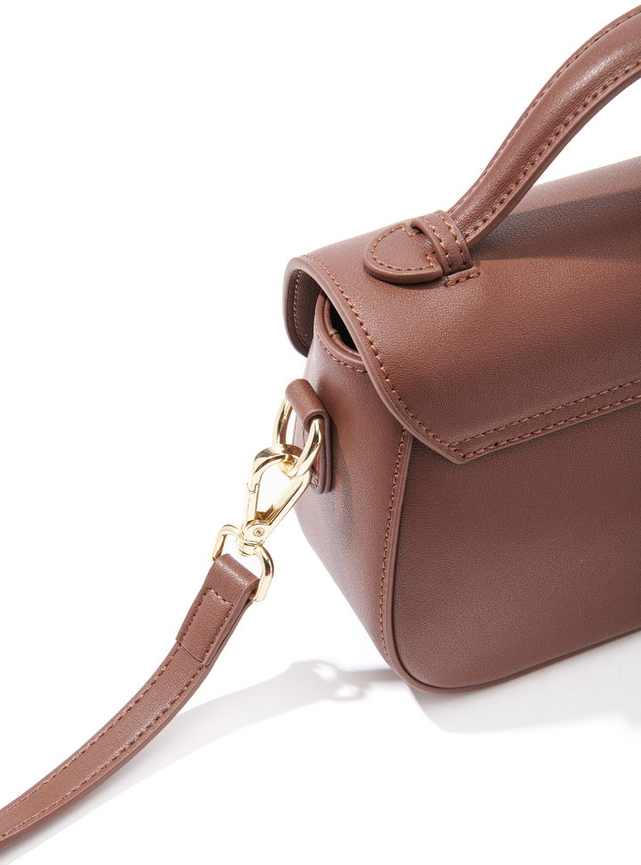 Makoto Leather Bag, Brown by Bob Oré