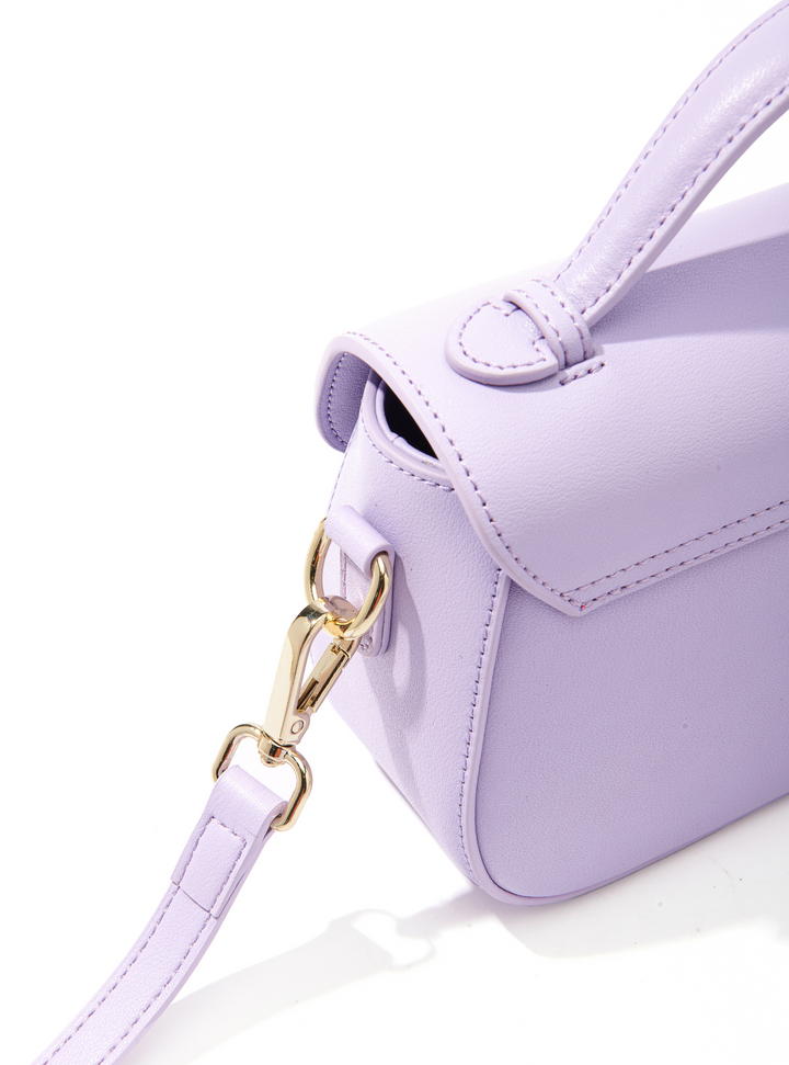 Makoto Leather Bag, Purple by Bob Oré