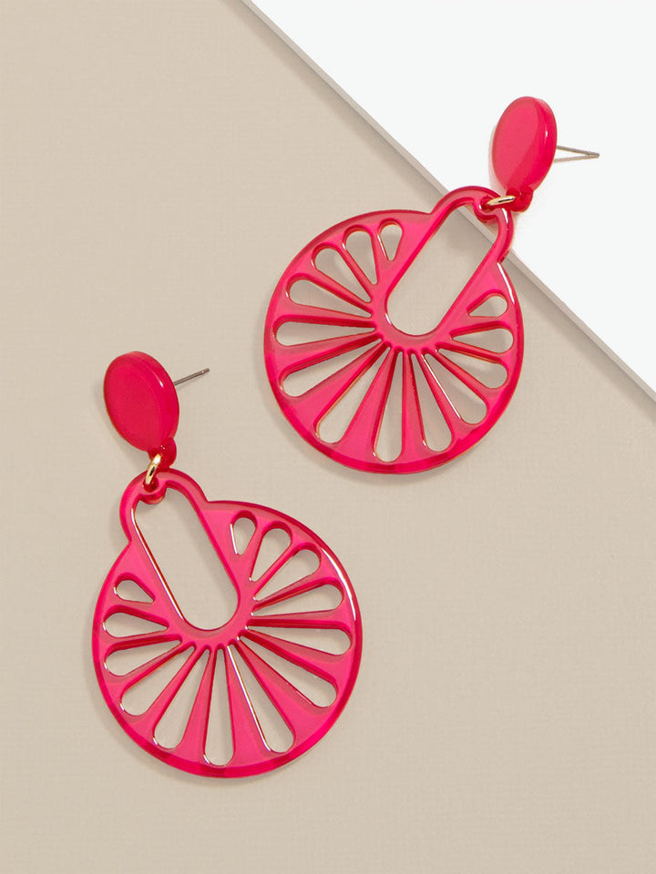 Fannie Cutout Drop Earring by ZENZII