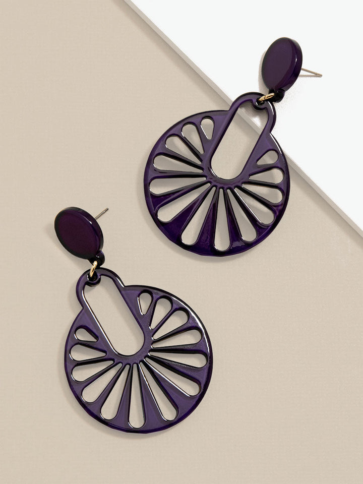 Fannie Cutout Drop Earring by ZENZII