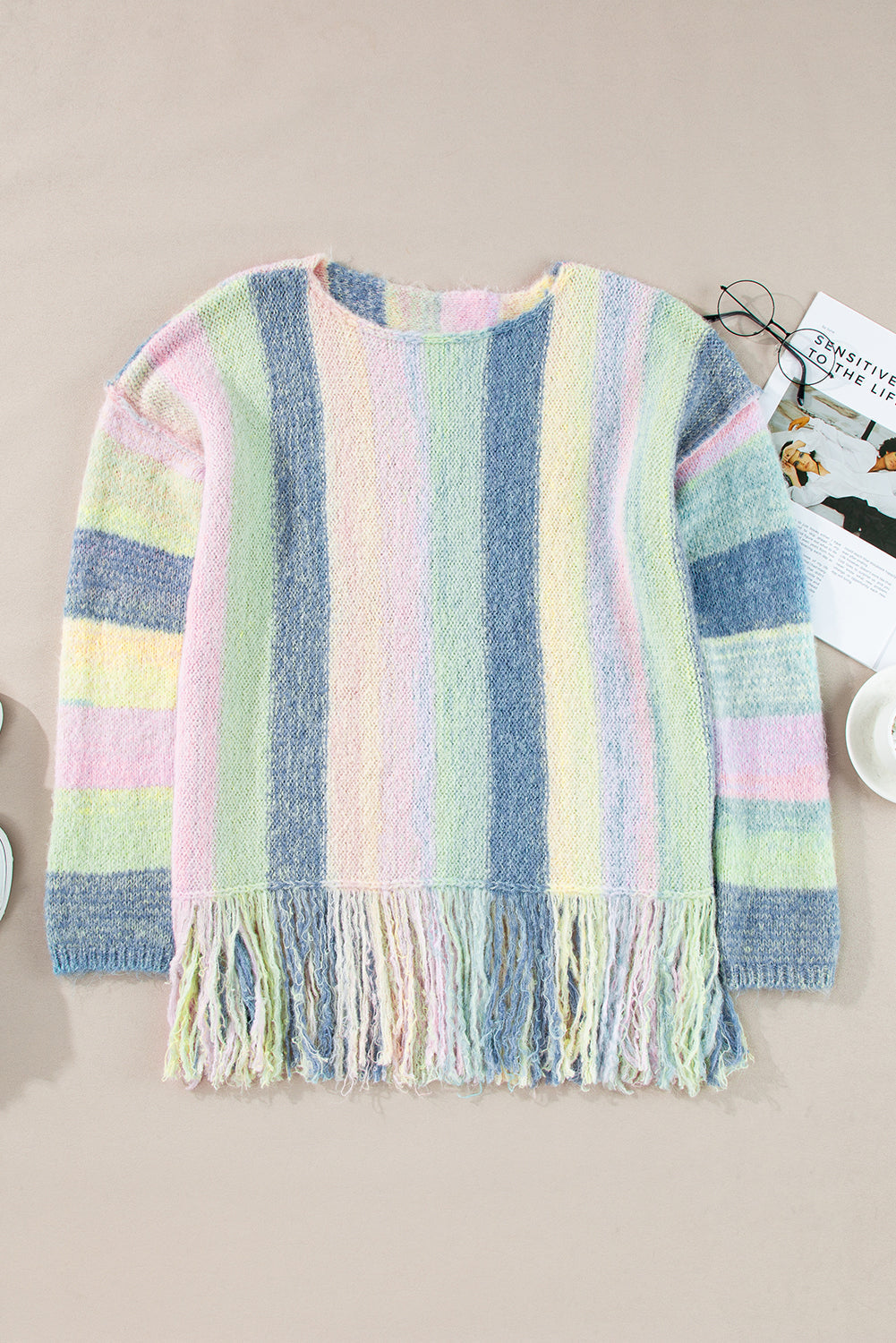 Fringed Tunic Sweater by Poppy Lee Lane